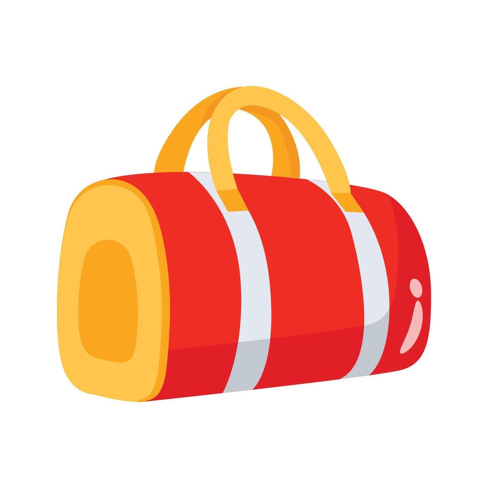 Here is our premium designed of gym bag in 3d style vector