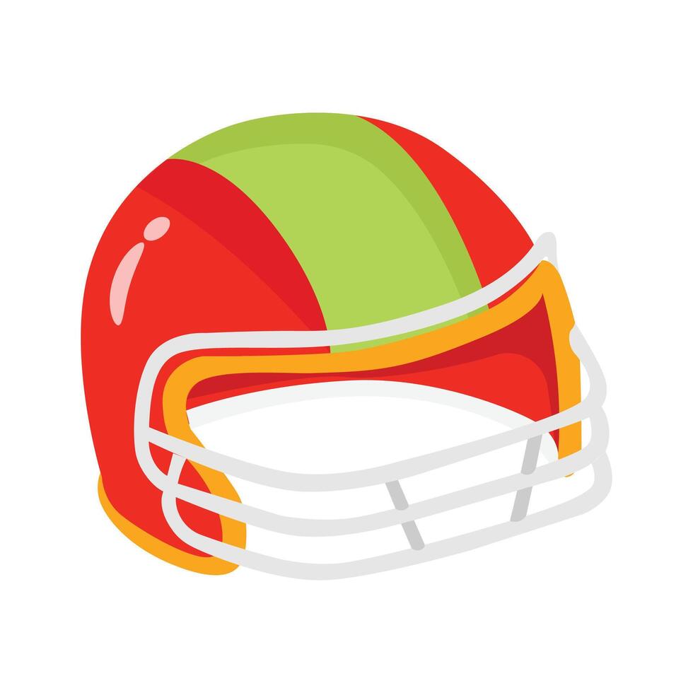 Download amazingly designed 3d style icon of sports helmet vector