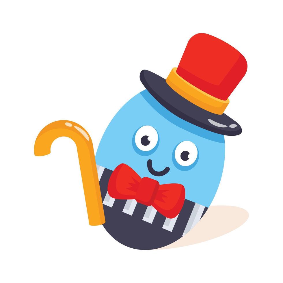 Have a look at this easter character 3d icon vector