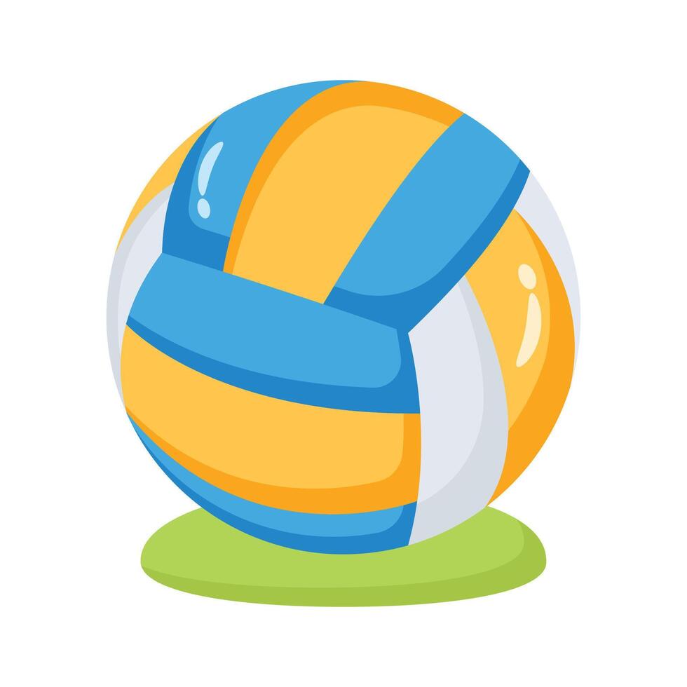 Have a look at this trendy 3d icon of volleyball vector