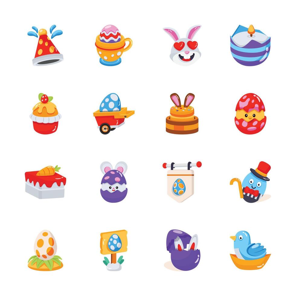 Get your hands on these easy to use happy easter 3d designs vector