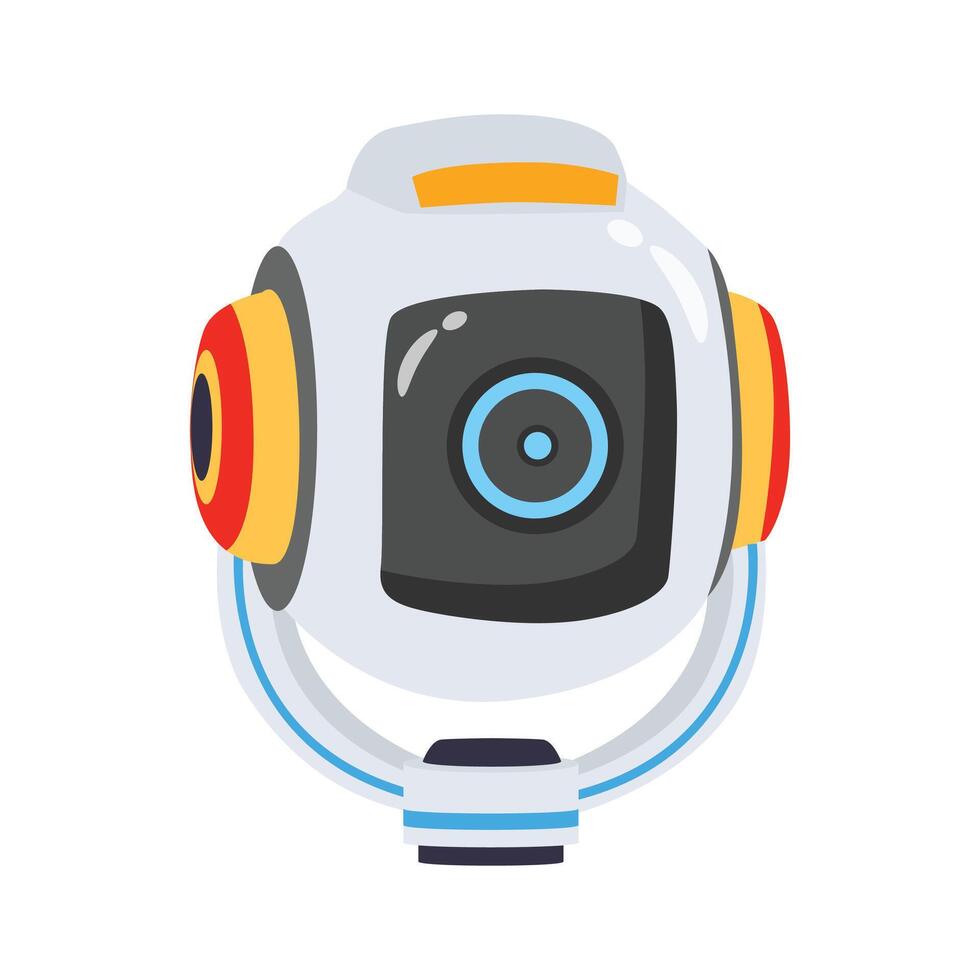 Modern icon of bot technology creatively designed in 3d style vector