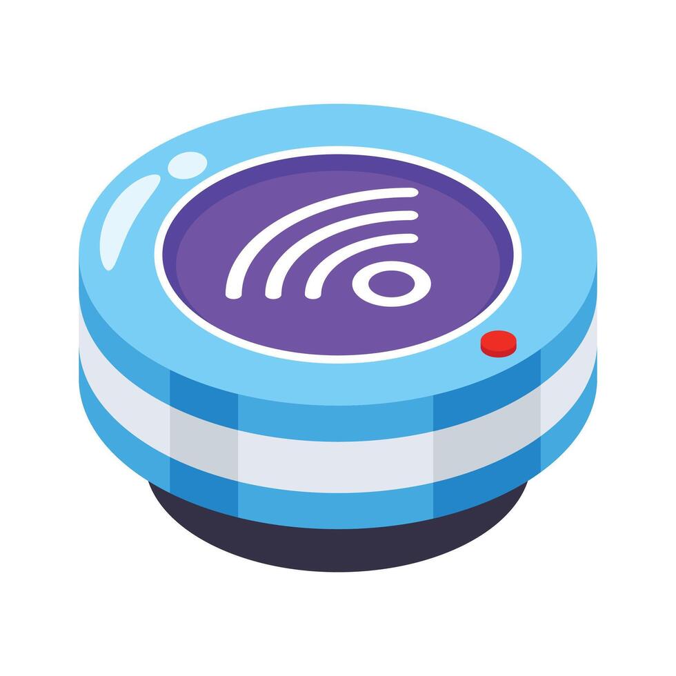 Check out our premium 3d style icon of smart vacuum vector