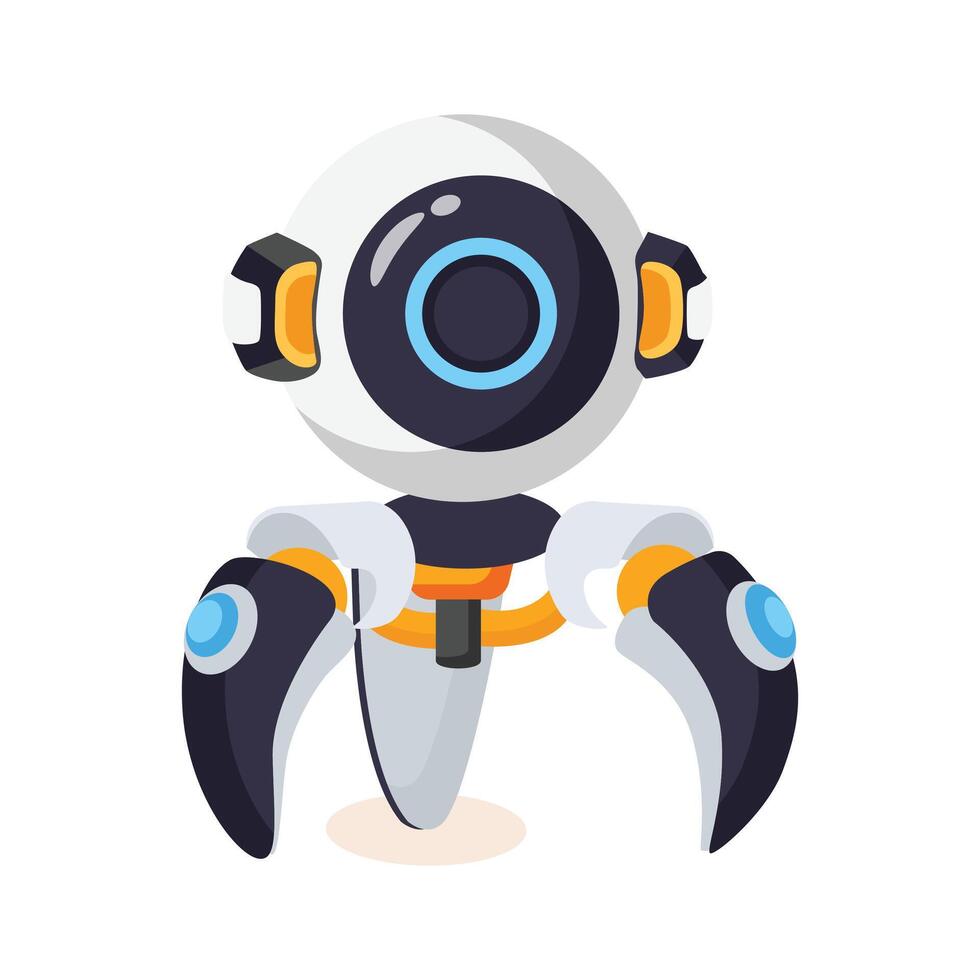 Robotic device icon amazingly designed in 3d style vector