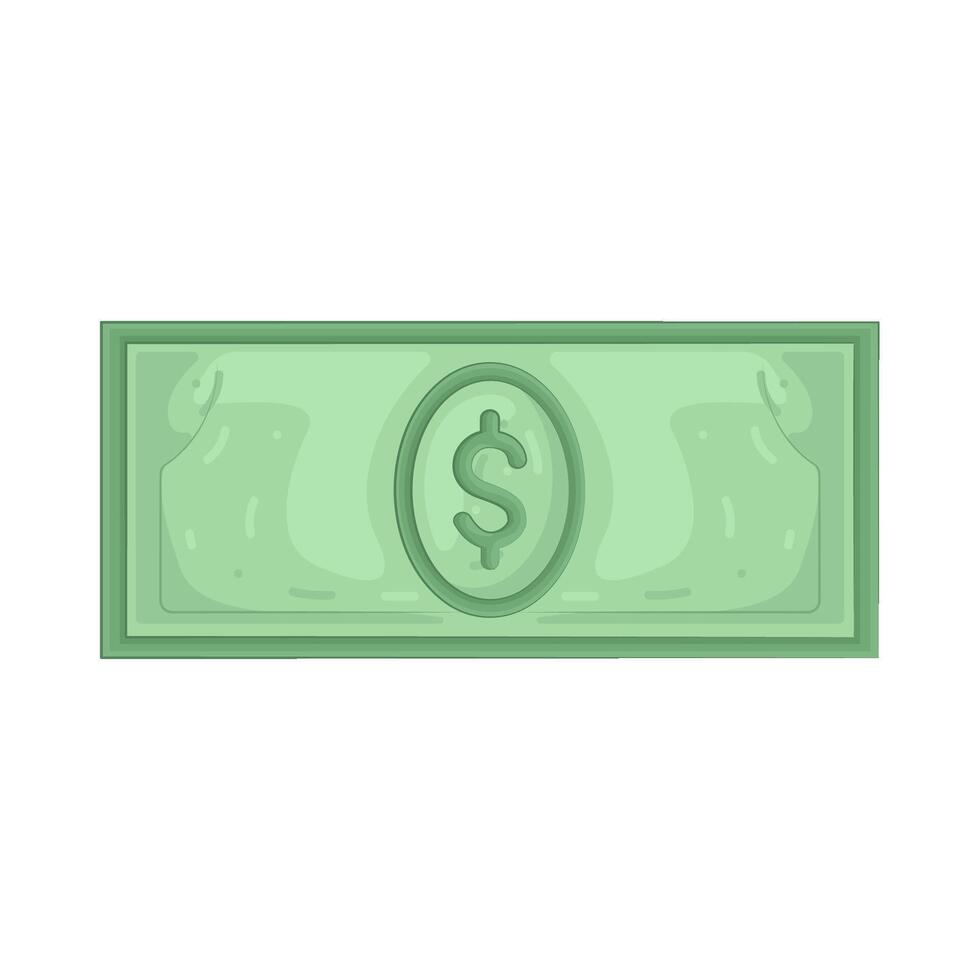 Illustration of dollar bill vector