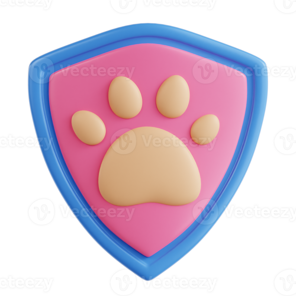 Animal Protection 3D element Illustration png