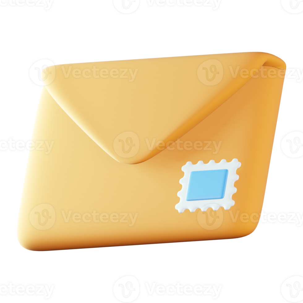 Envelope 3D illustration png
