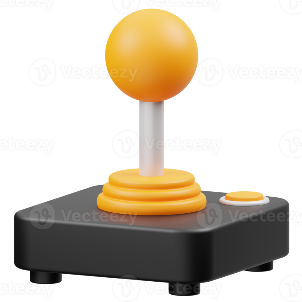 Joystick 3D icon Illustration png