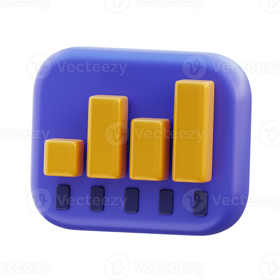 Statistic 3D Illustration png