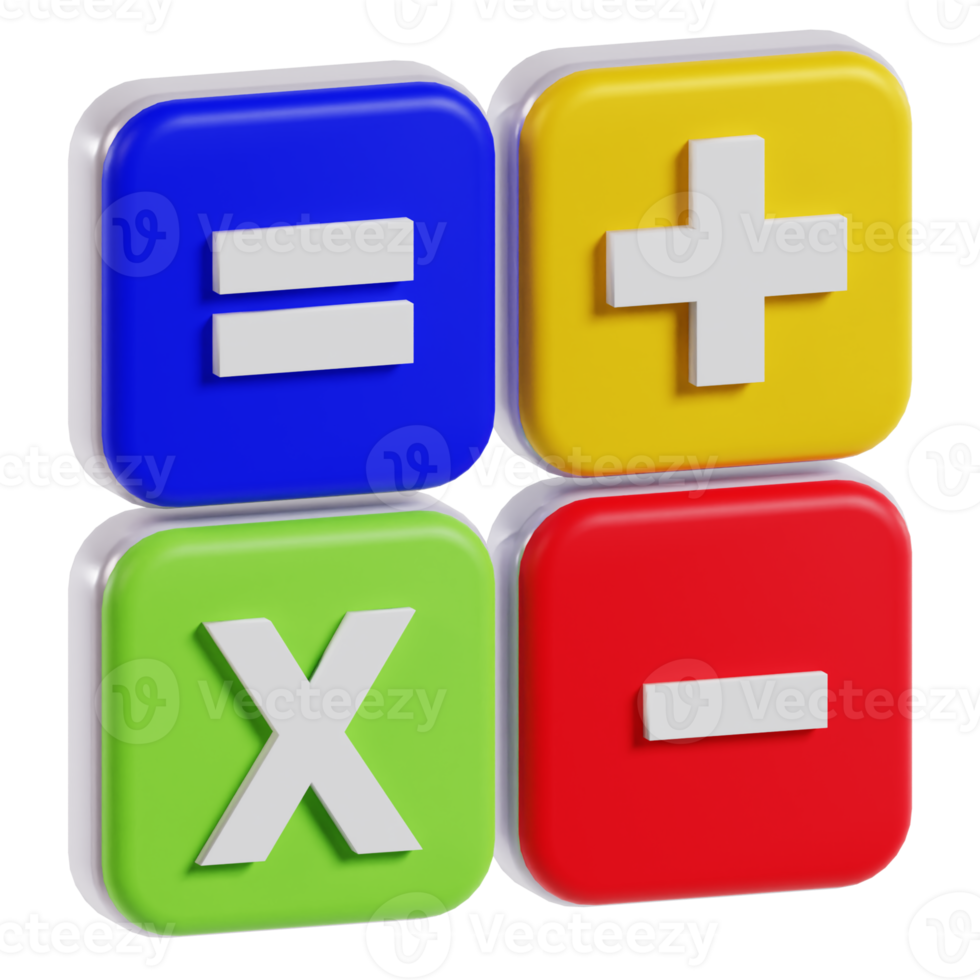 Mathematics 3D Illustration png
