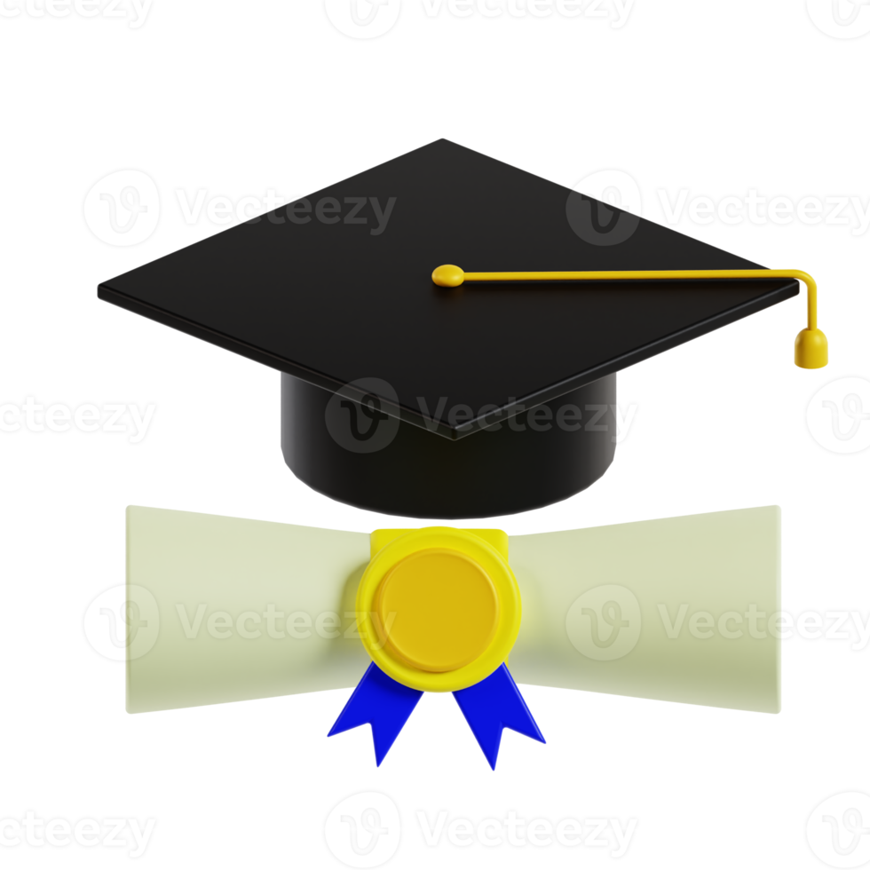Graduation 3D Illustration png