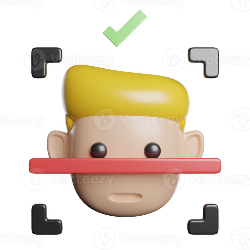 Face data Recognition Security png