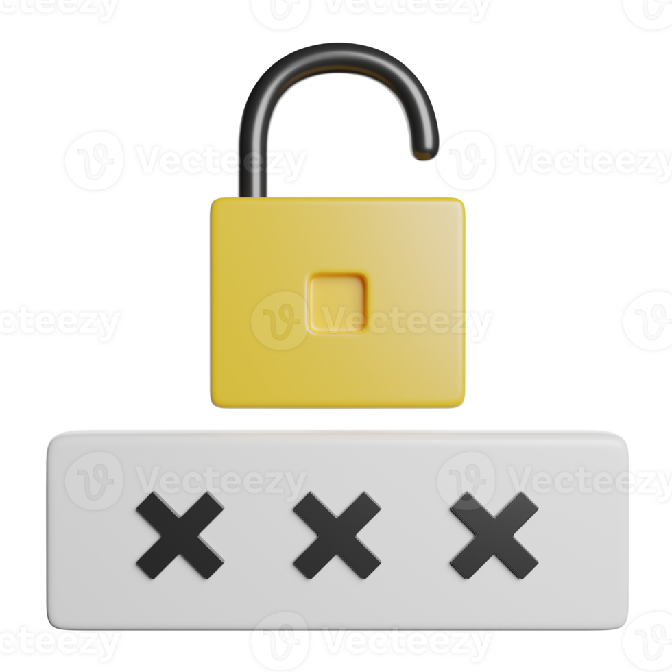 Password Security Lock Approved png