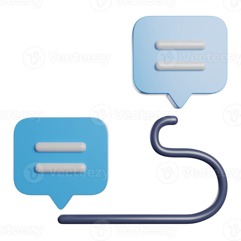 Bubbles Communication Message png