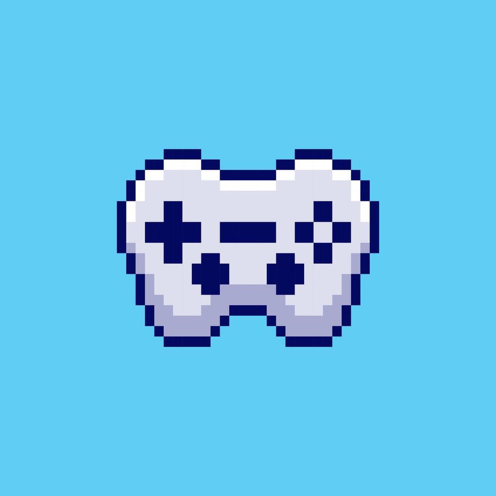 Pixel art Game Controllers game asset design vector