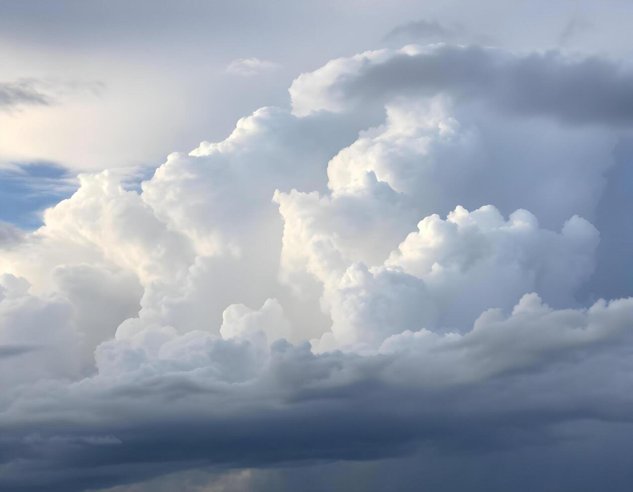 Cloudscape has been developing in gorgeous form. The picture present the beauty of nature. photo