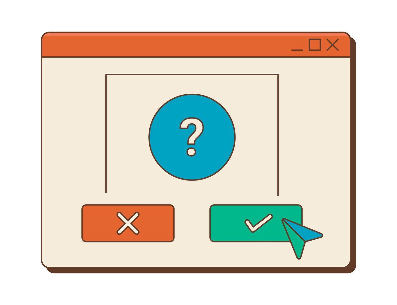 Eyecatching and colorful UI element for contemporary web and application design projects vector