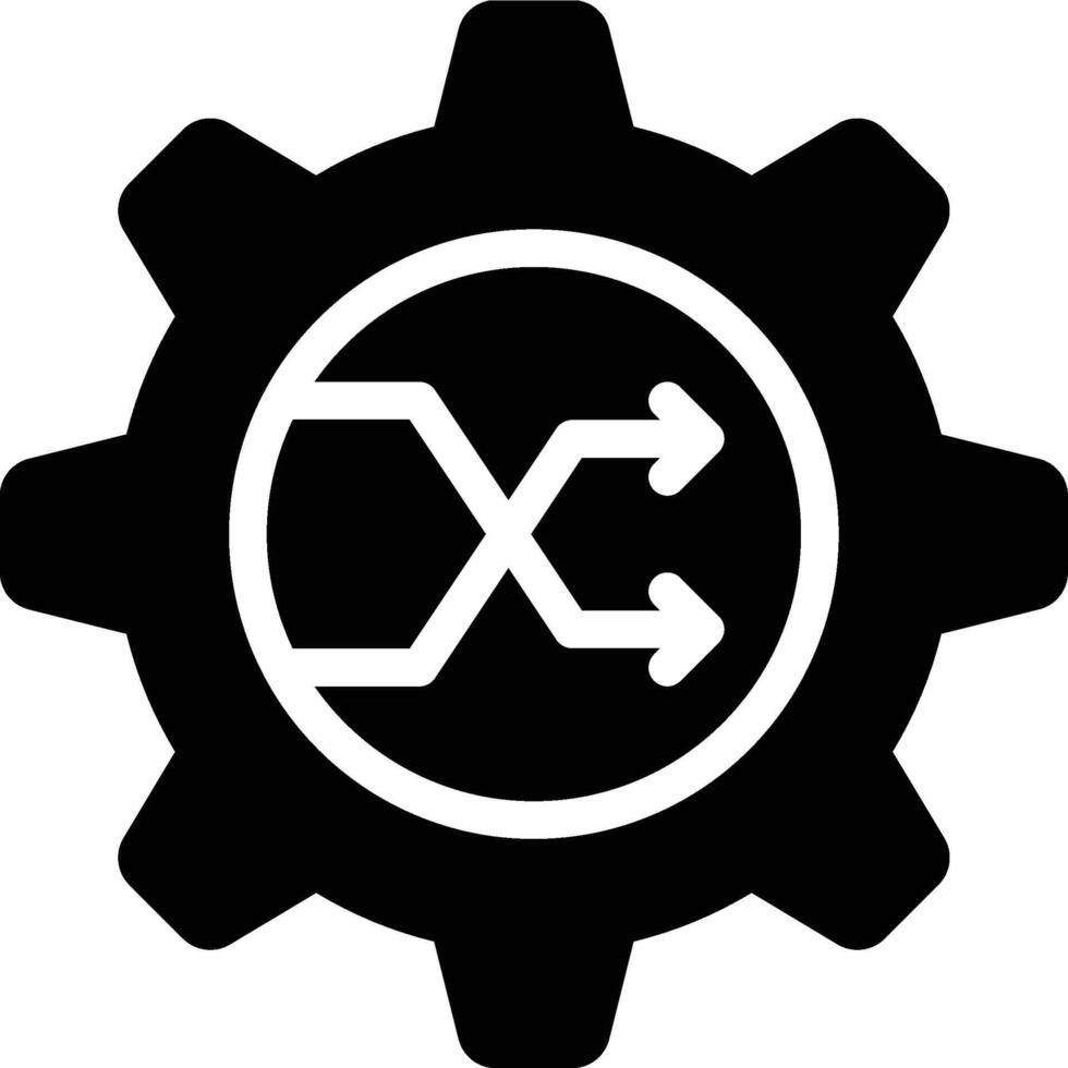 Change Control, Change Management, Changing Glyph Solid Icon vector