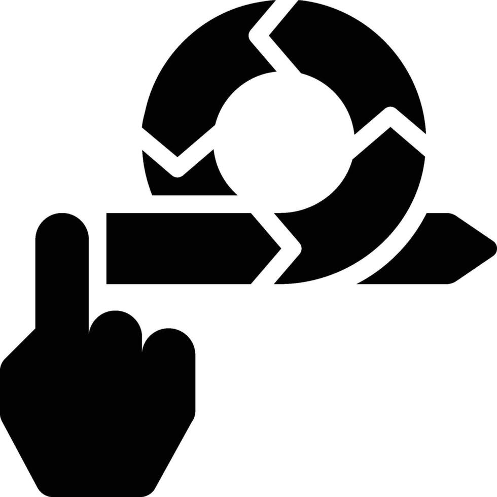 Control, Agile, Agile Management Glyph Solid Icon vector