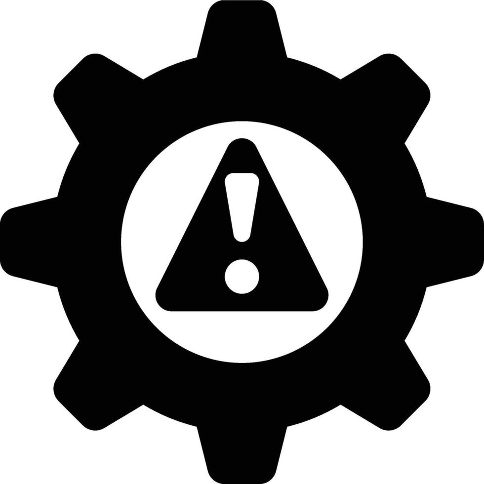 Risk Control, Risk Mitigation Glyph Solid Icon vector