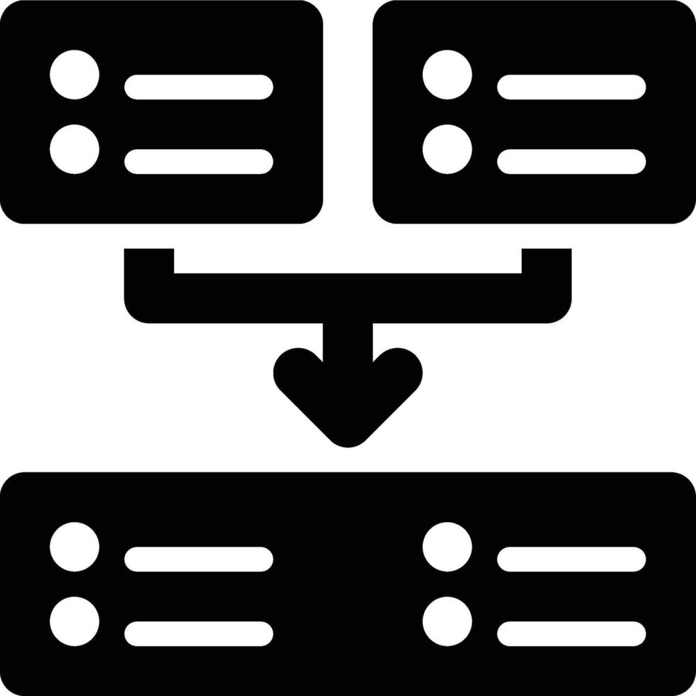 Integrated, Master Plan, Integration Glyph Solid Icon vector