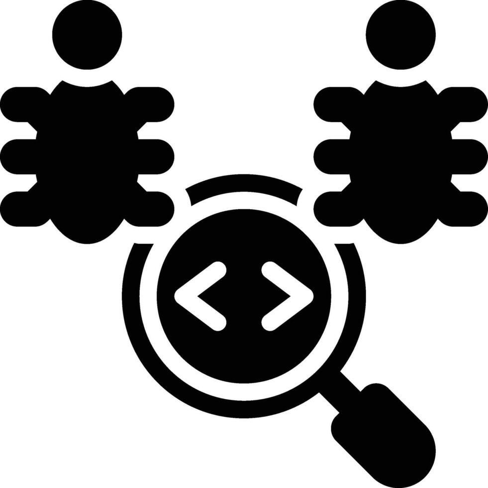Debug, Debugging, Searching Glyph Solid Icon 57634548 Vector Art at ...