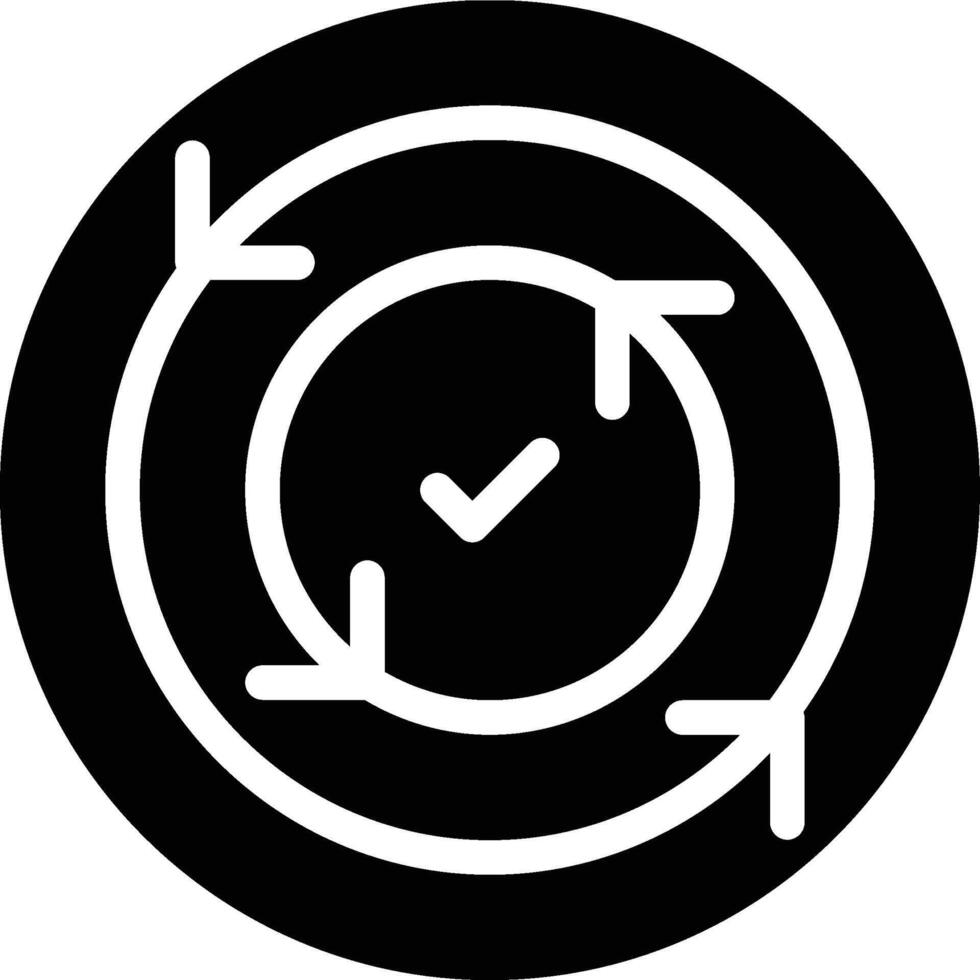 Continuity, Continuous, Iterative Glyph Solid Icon vector