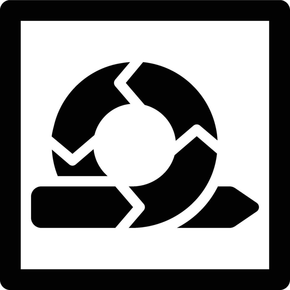 Project Scope, Agile, Scope Glyph Solid Icon vector