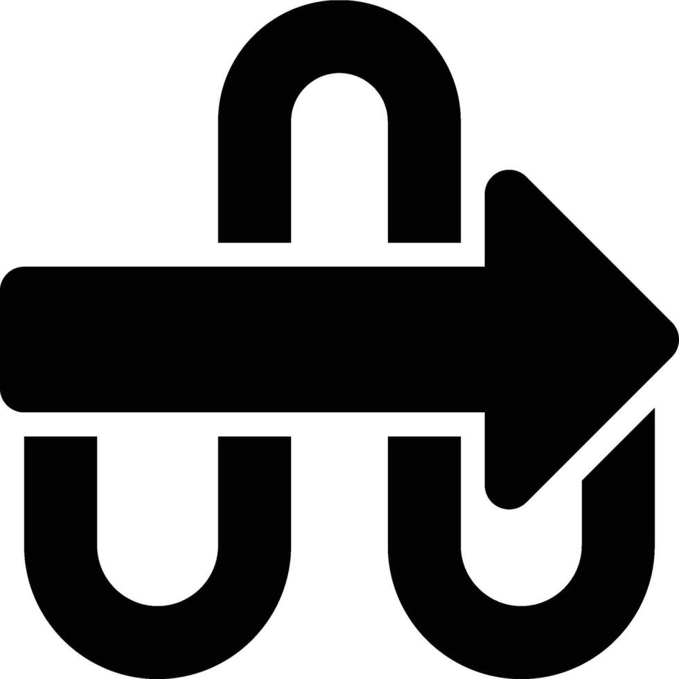 Simplicity, Lean, Process Glyph Solid Icon vector