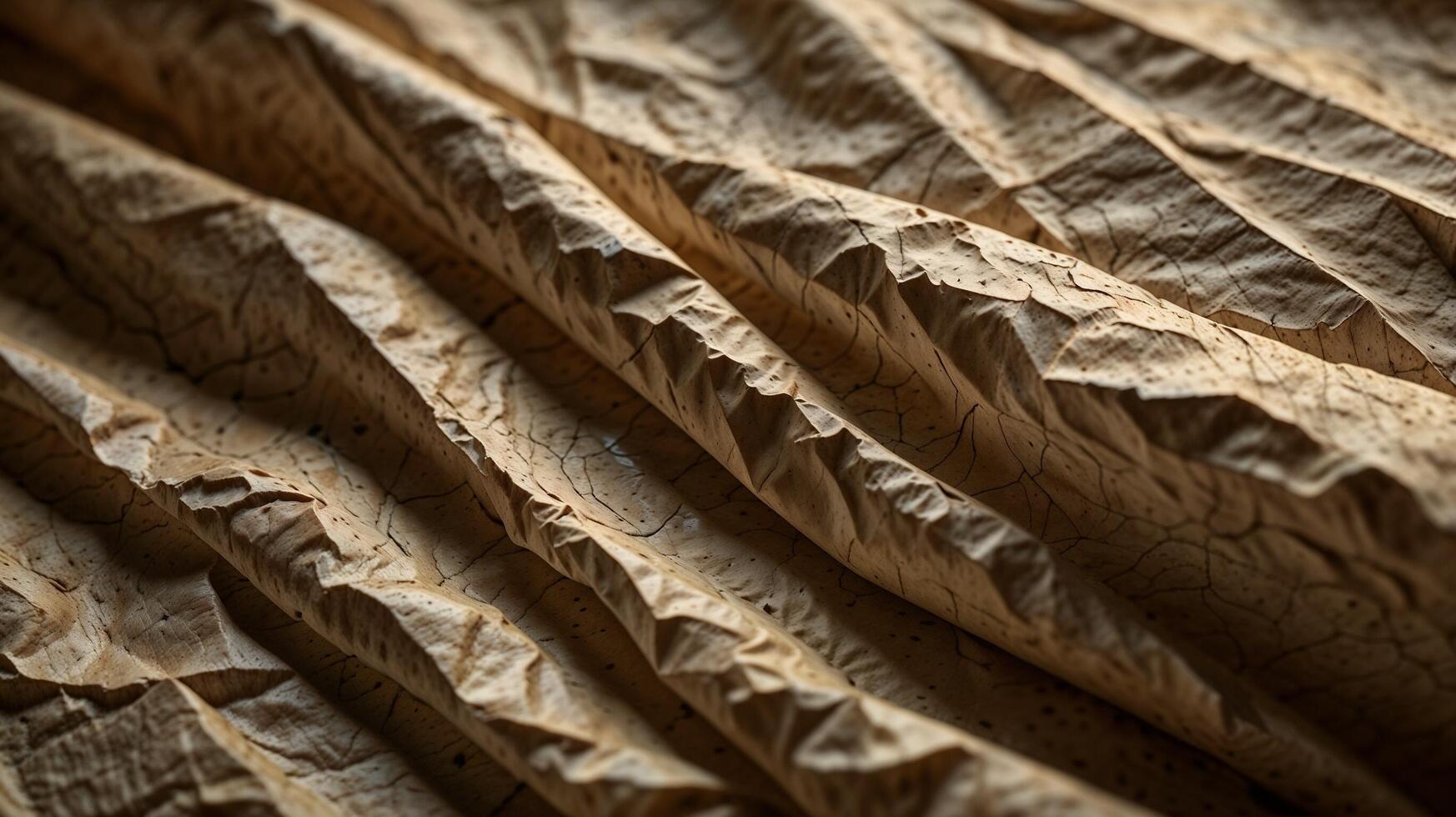 A close up of a piece of paper with some wrinkles photo