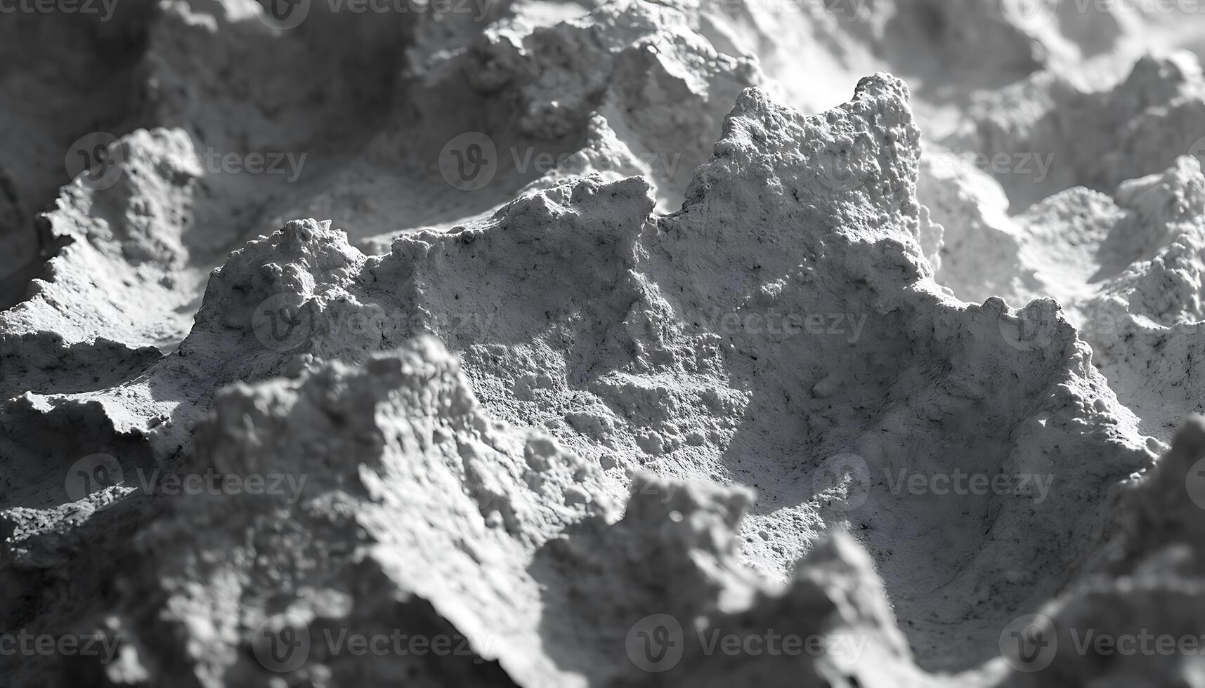 A close up of a rock with some white paint photo