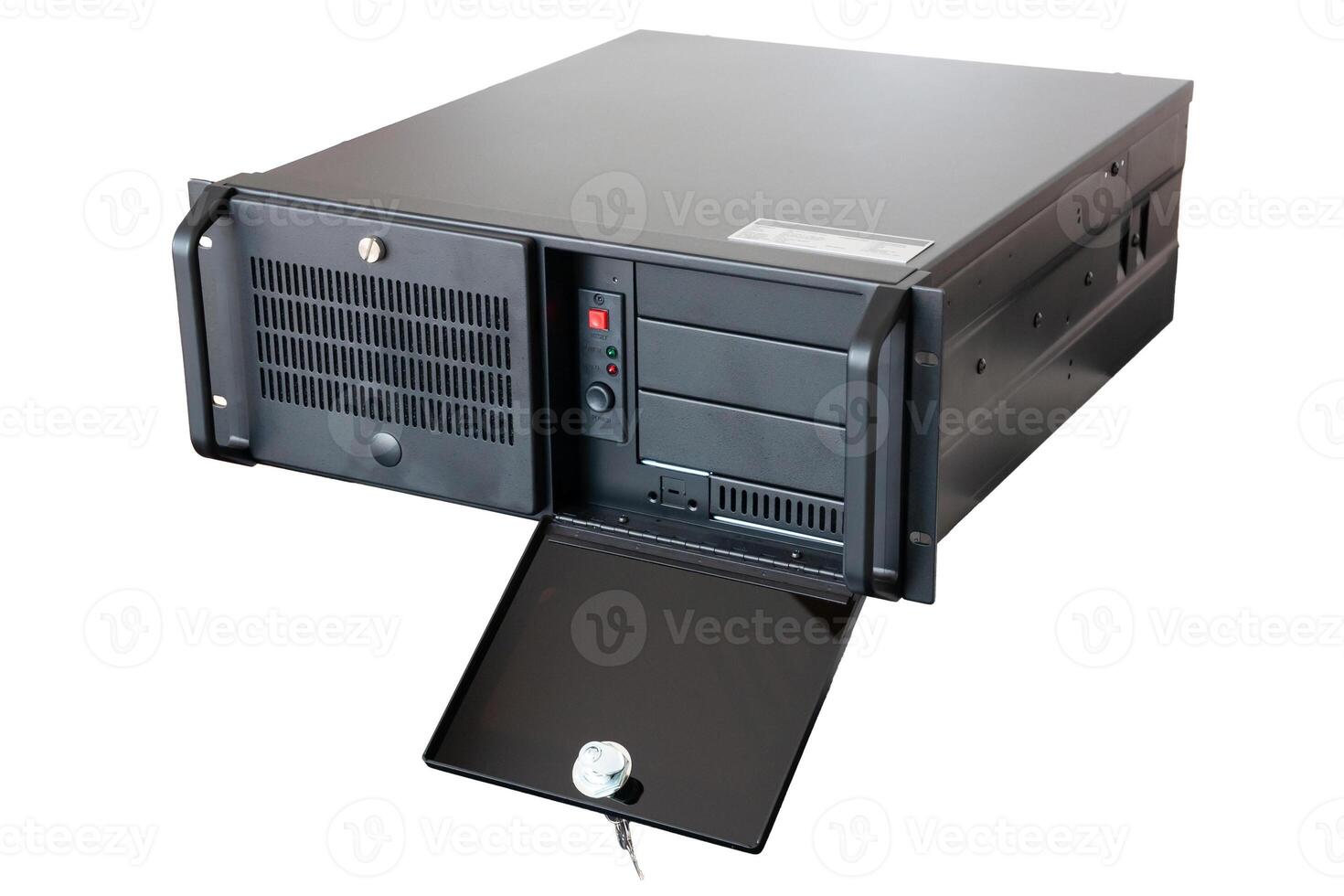 Industrial PC rack mount chassis designed for secure system integration and efficient cooling photo