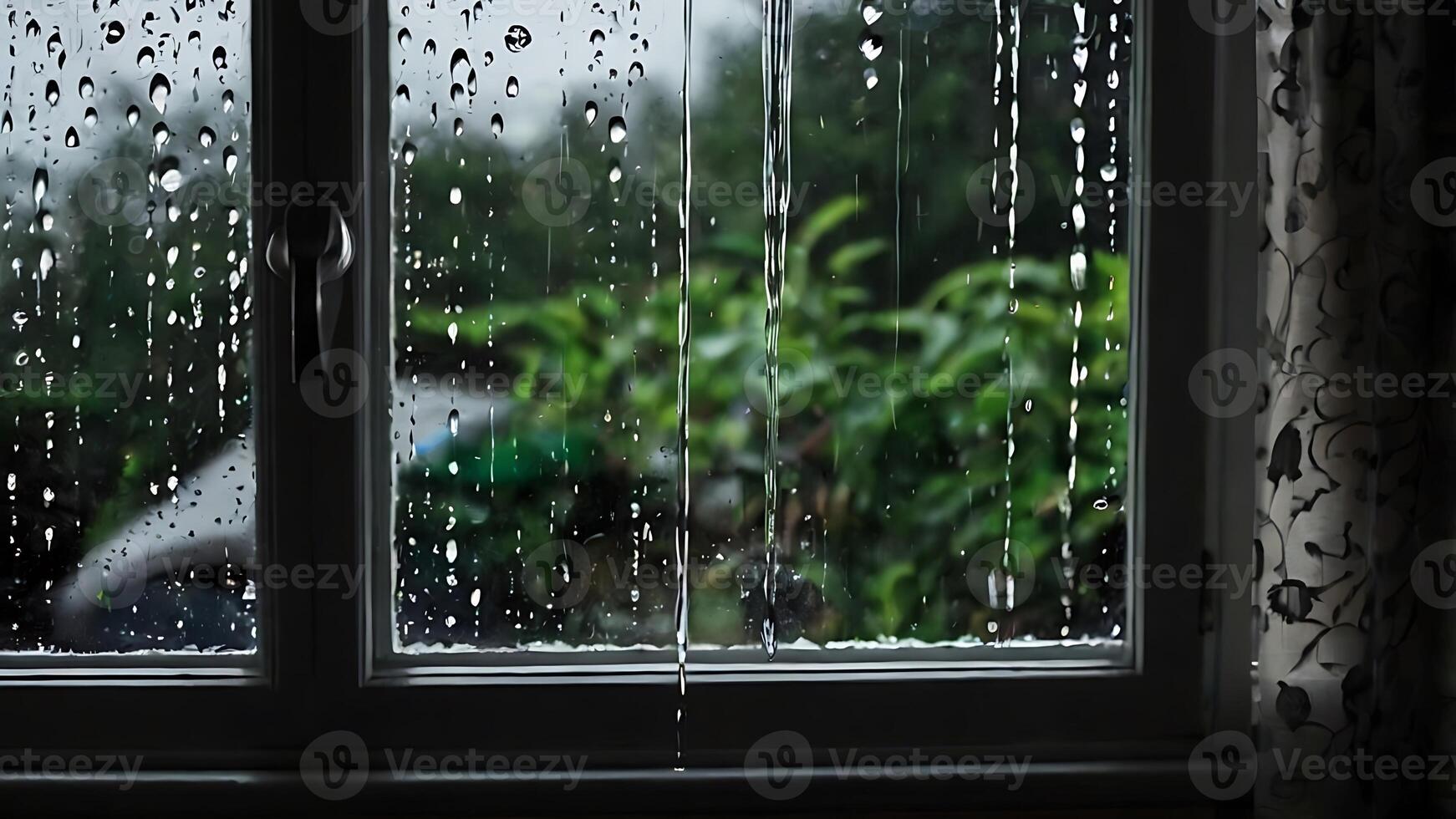 Rainy Day Reflections, Window Views for Business and Contemplation photo