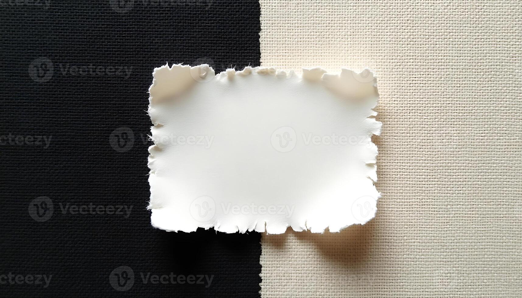 Textured Background with Torn Paper Frame for Business Communication photo