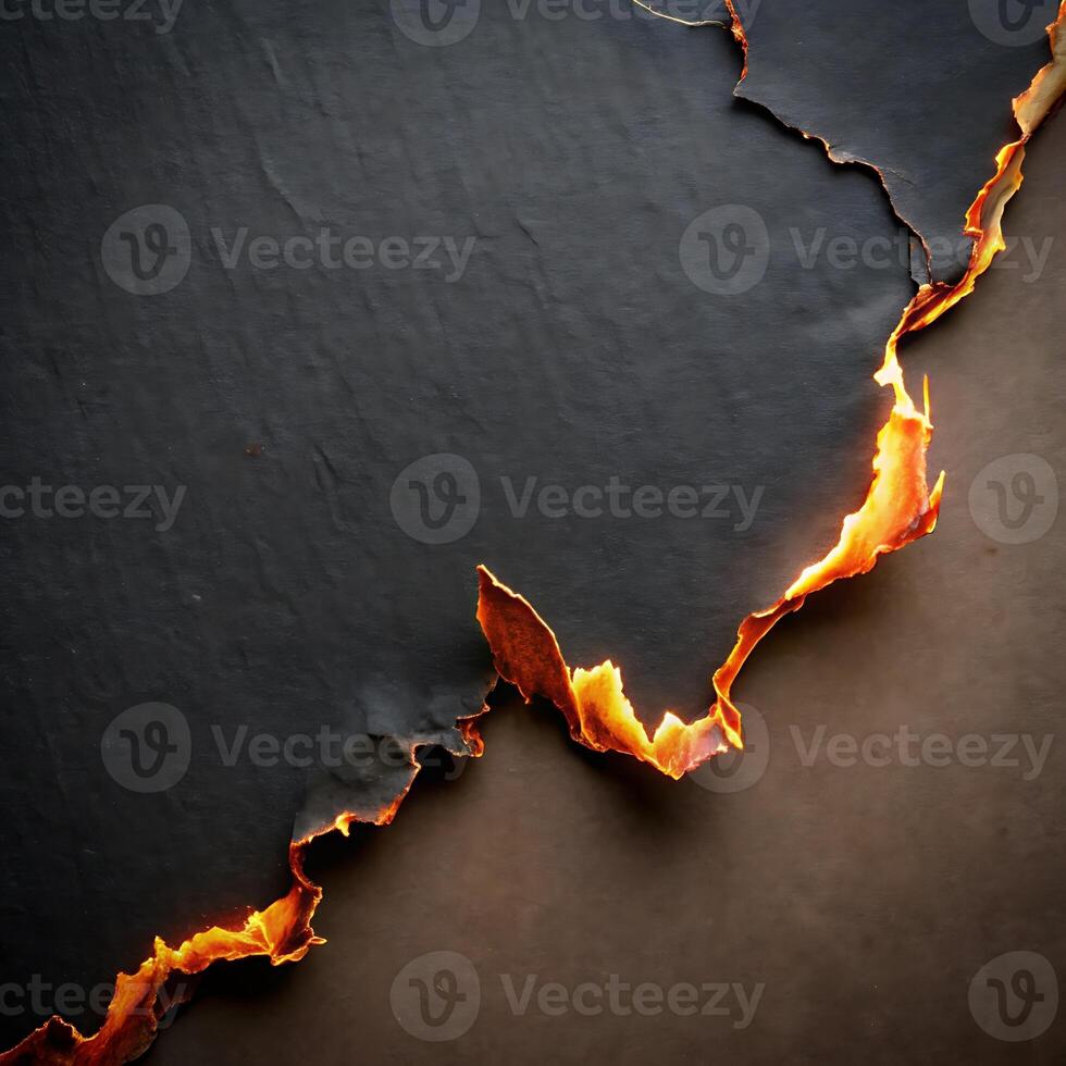 Dynamic Burnt Paper Texture Background for Business Presentations photo