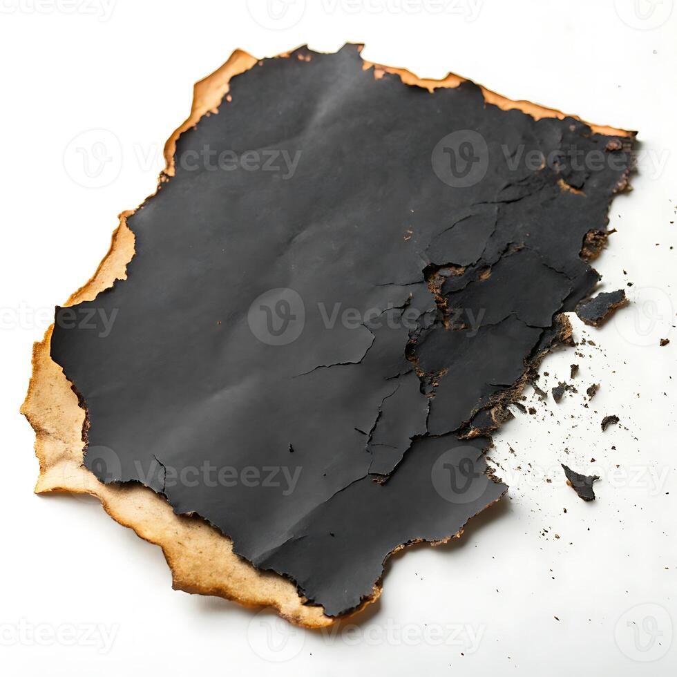 Burnt paper background texture for creative design and business use photo