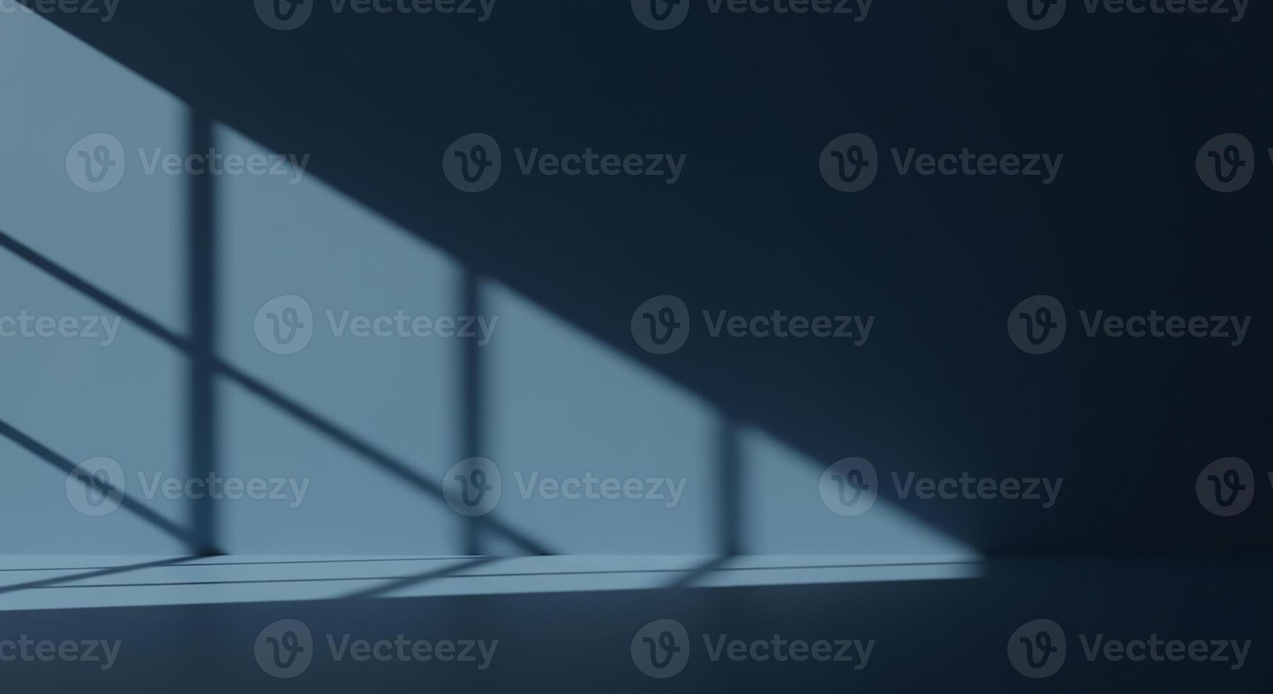 An empty room with a window and a light photo