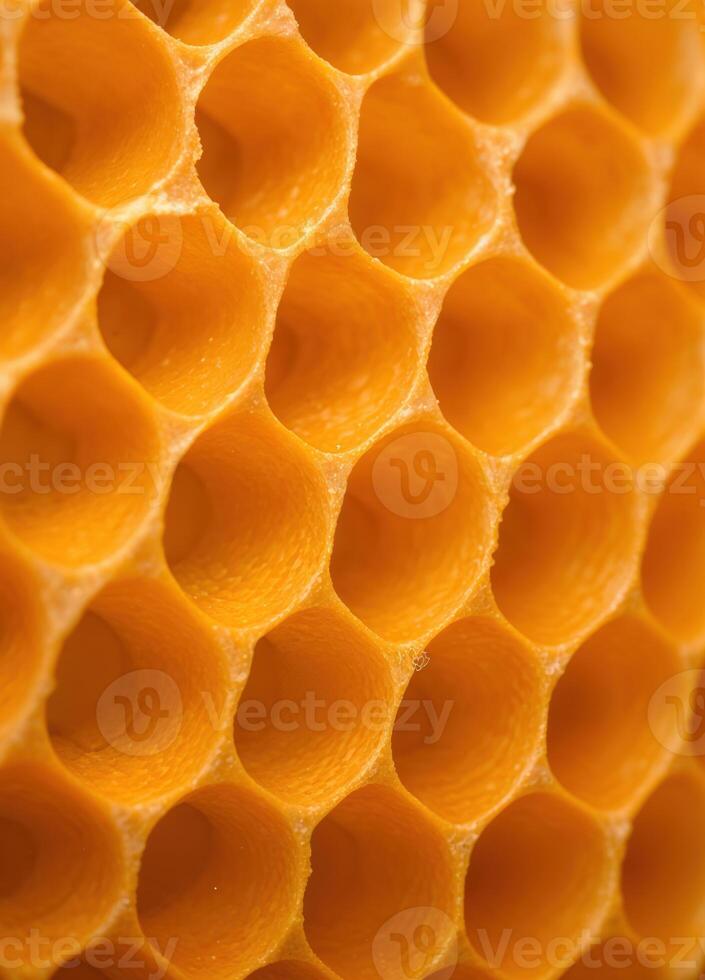 Close up of a honeycomb pattern. Macro. Whole background. Honeycomb Texture photo