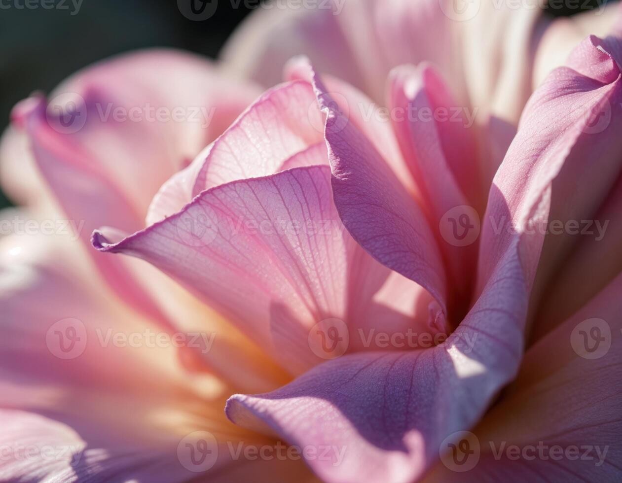 Close up of a pink tulip, selective focus, shallow DOF. Pink Rose Closeup photo