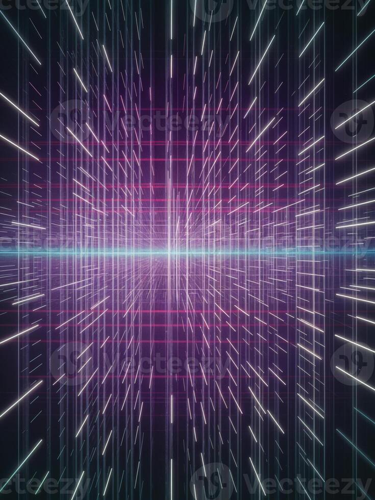 abstract background of a futuristic background with lines. Digital Grid Network photo