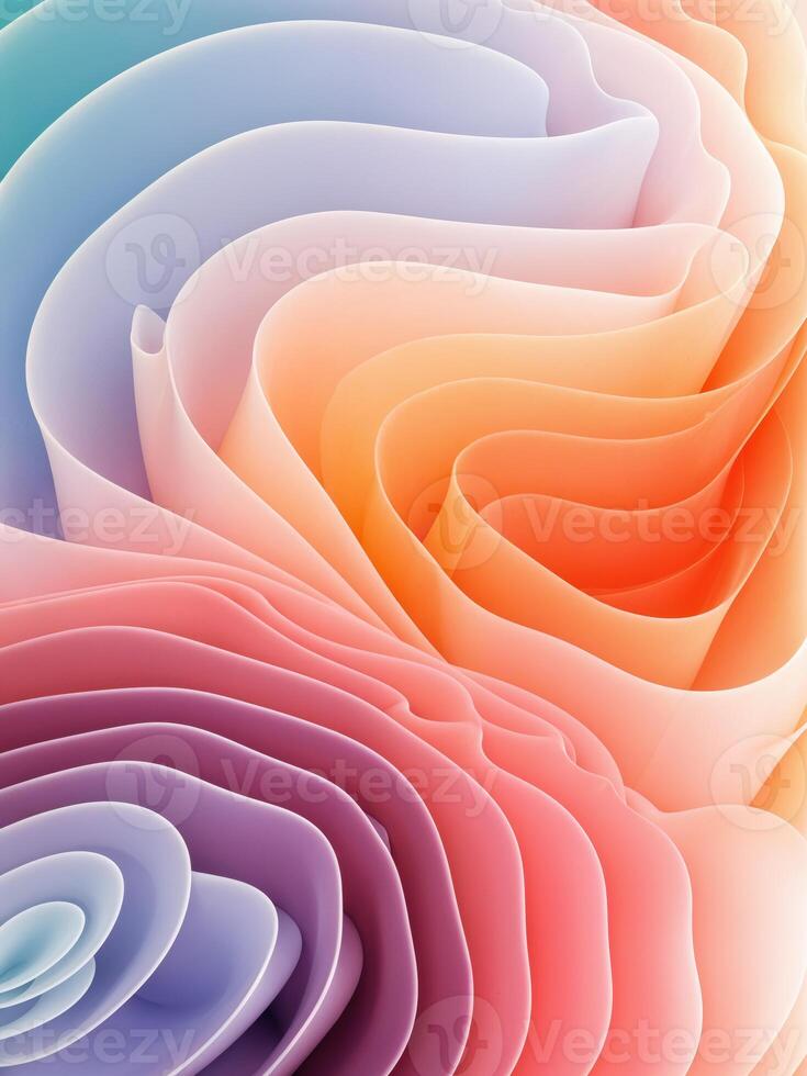 colorful abstract background with a wave pattern. Colorful Abstract Waves photo