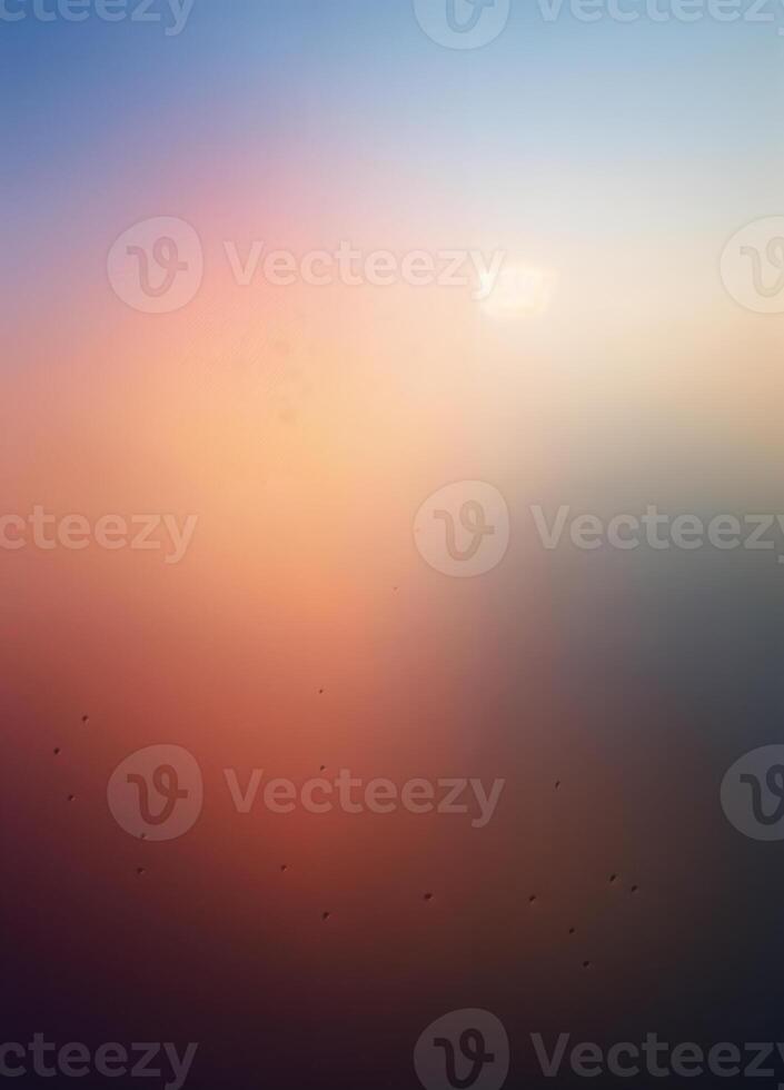 abstract background of sunset with clouds and sunbeams in the sky. Peaceful Sunset Sky photo