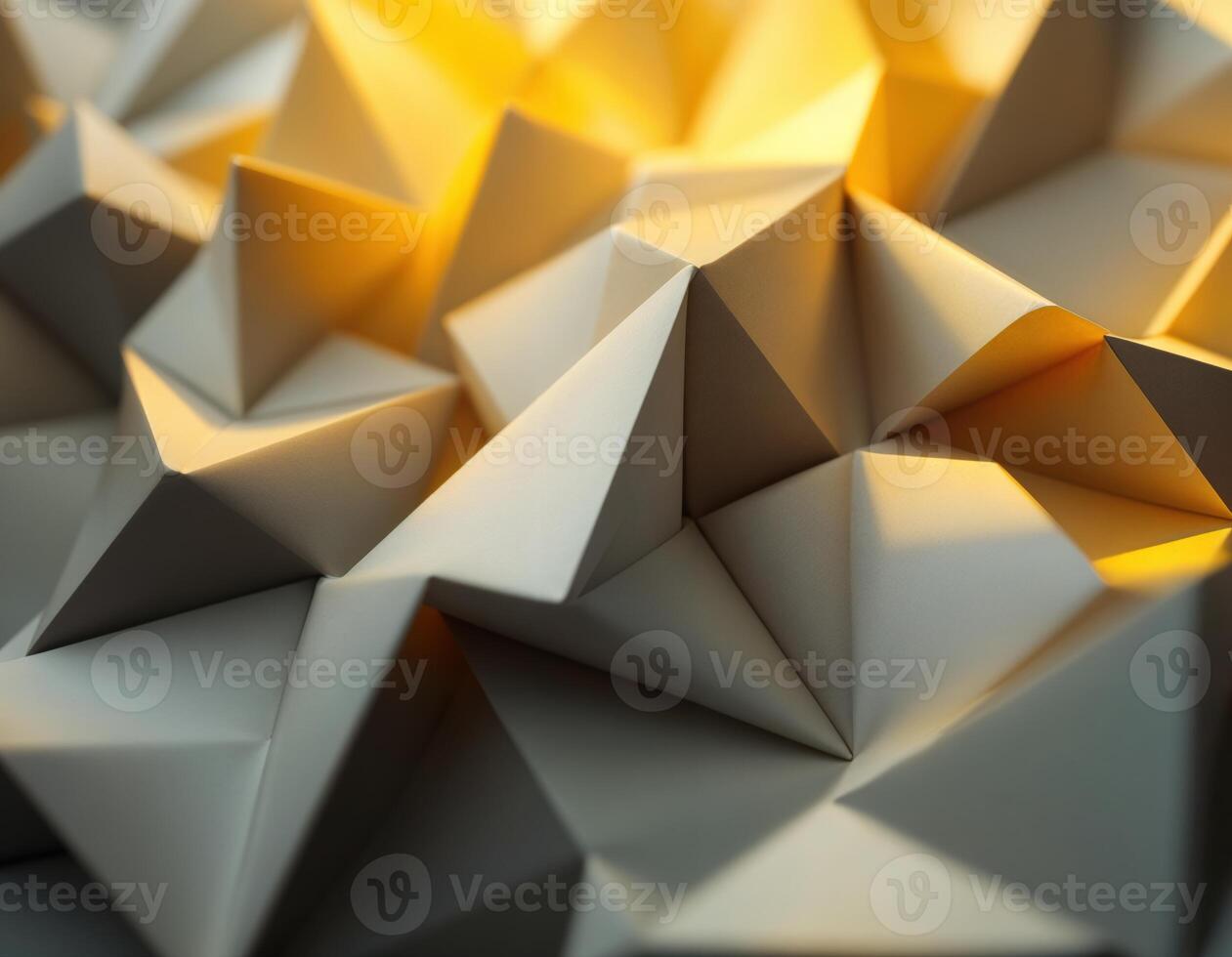 Abstract 3d rendering of geometric shapes. Polygonal background. Abstract Geometric Shapes photo