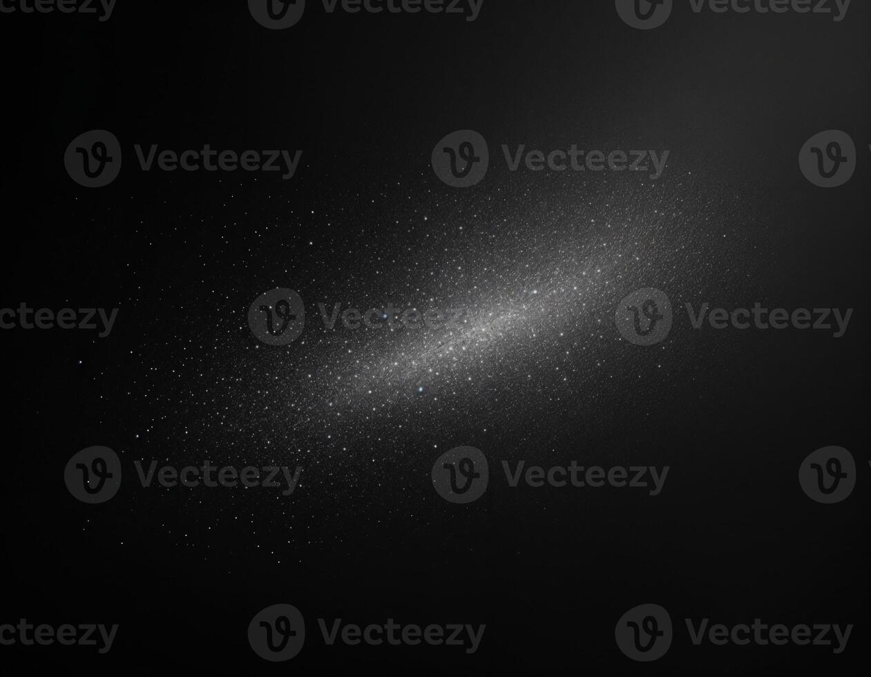 Stars and dust on a black background. 3d rendering, 3d illustration. Glimmering Dust Trail photo