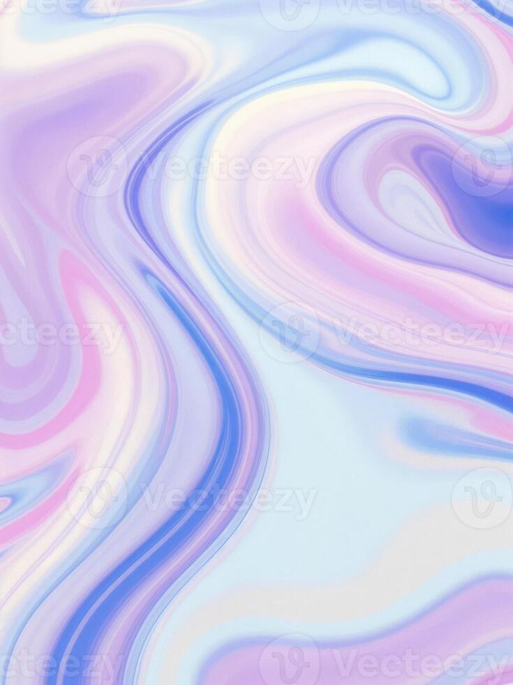 abstract background with blue and pink swirls. digitally generated image. Pastel Marble Swirls photo