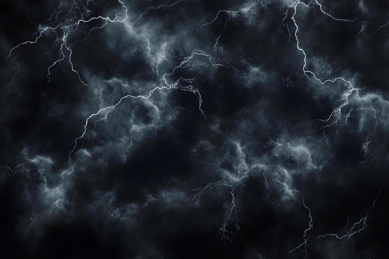 Image of Lightning and Dark Clouds photo