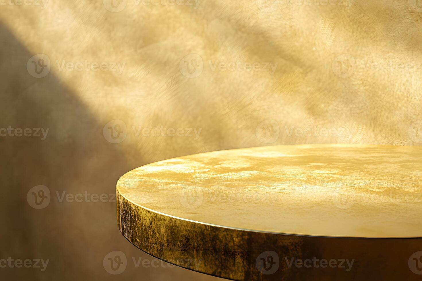 Gold Tabletop and Textured Gold Wall photo