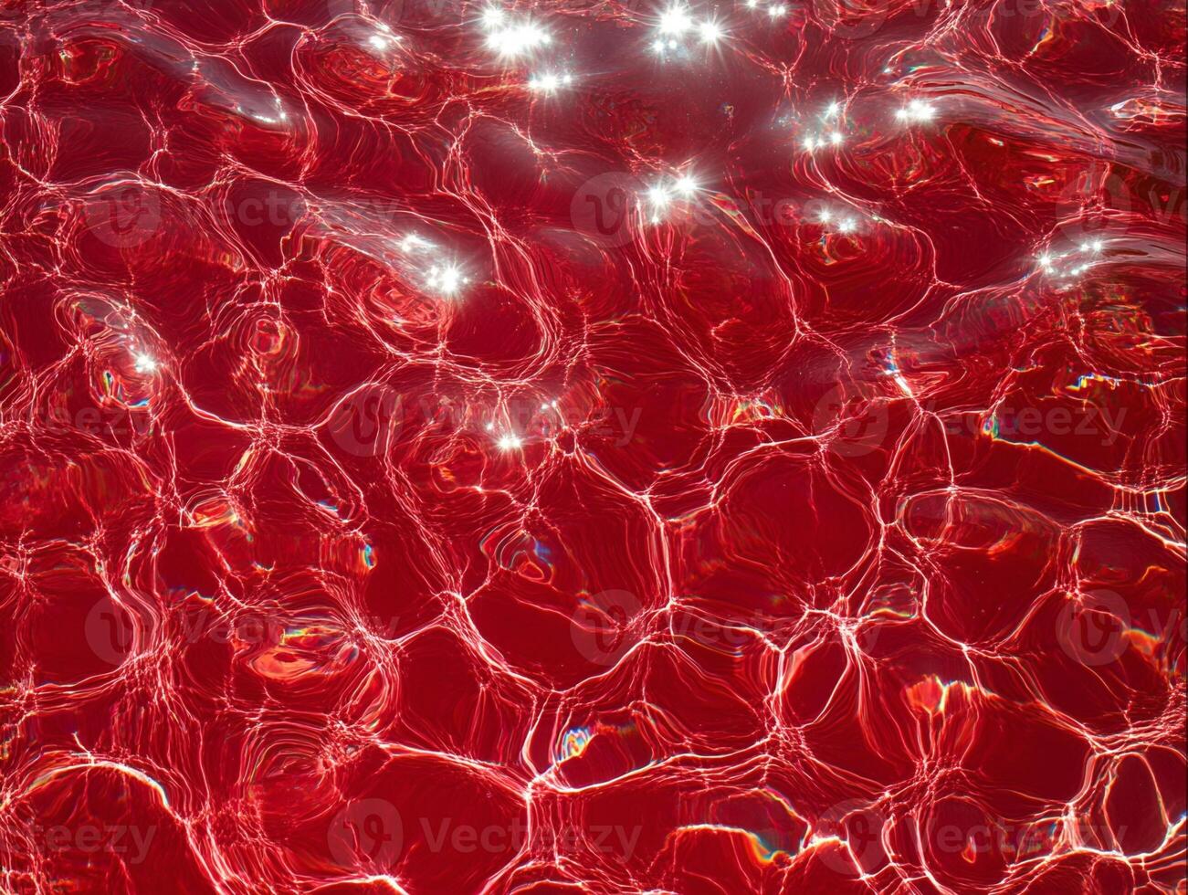 Stunning Abstract Reflection on Glossy Red Water Surface Captured in the Sunlight photo