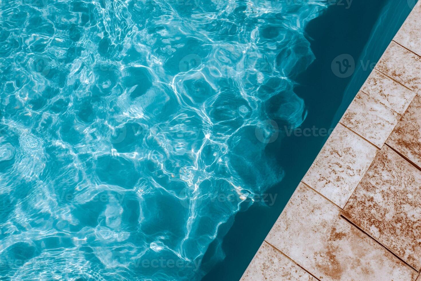Swimming Pool Water and Tiled Deck photo