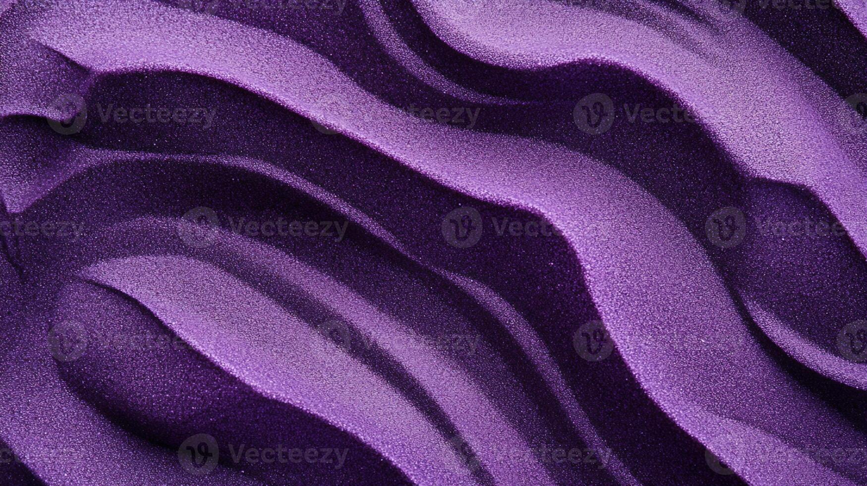 Textured Purple Sand with Wave Patterns photo